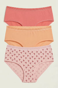 Zivame Regular Rise Full Coverage Hipster Panty  (Pack of 3) - Multicolor — thumbnail 2